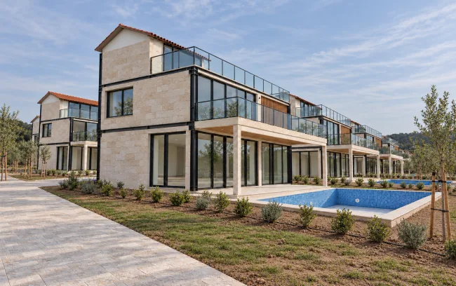 Çanakkale Villa Projesi — Tasarım görünümü
